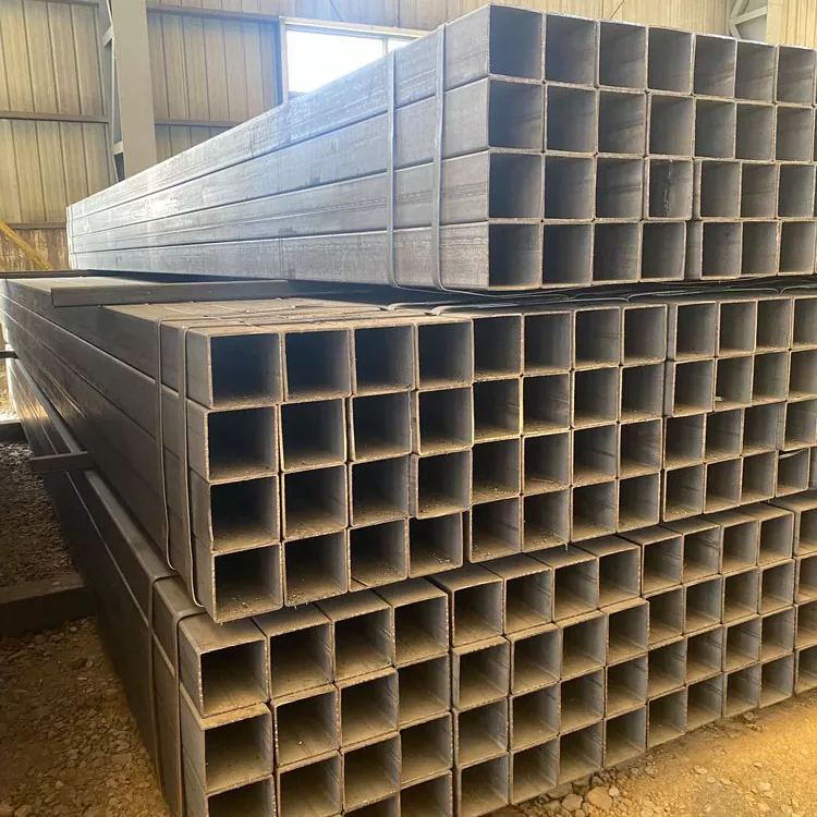 Tubo Retangular Listrado Preto