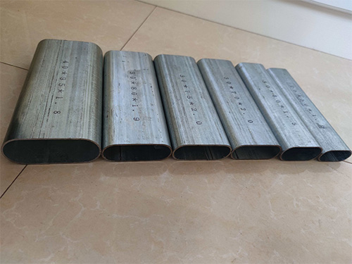 Tubo de aço elíptico galvanizado