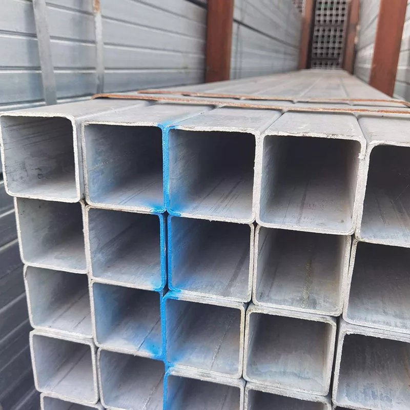 Tubo quadrado galvanizado de grande diâmetro
