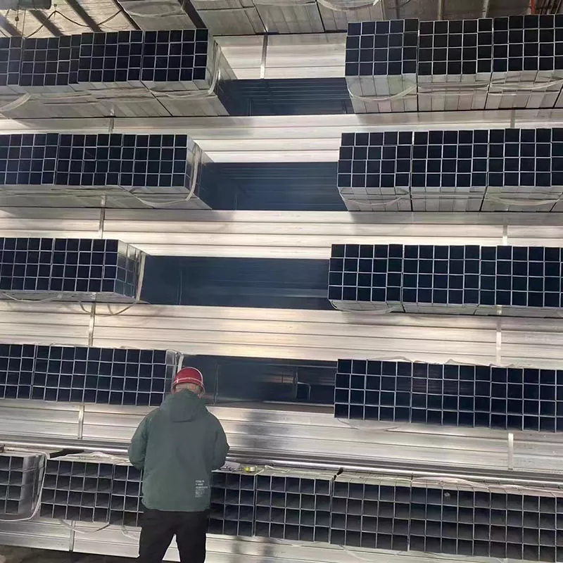 Tubo quadrado galvanizado de pequeno diâmetro